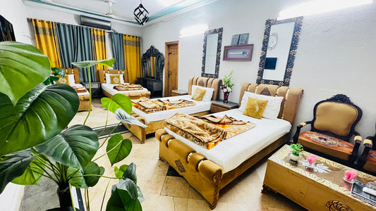 G3 – 4 Single Beds | Galaxy Lodge Price: PKR 15000 / night Capacity: 4 Guests