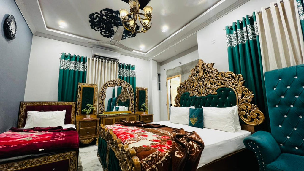 G-9/4 Islamabad | Family Room for 6 Guests | 3 Single + 1 Master Bed| Rs. 14900