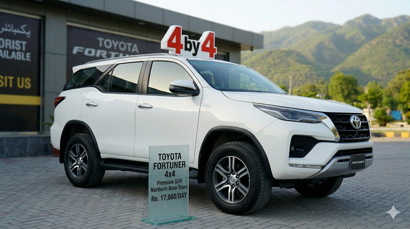 Toyota Fortuner 4x4 | Premium SUV Rental for Northern Tours