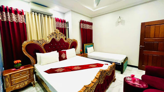Master Plus Single Bed Room 3 Persons | Luxury International Guest House G-9/4 | PKR 7,900
