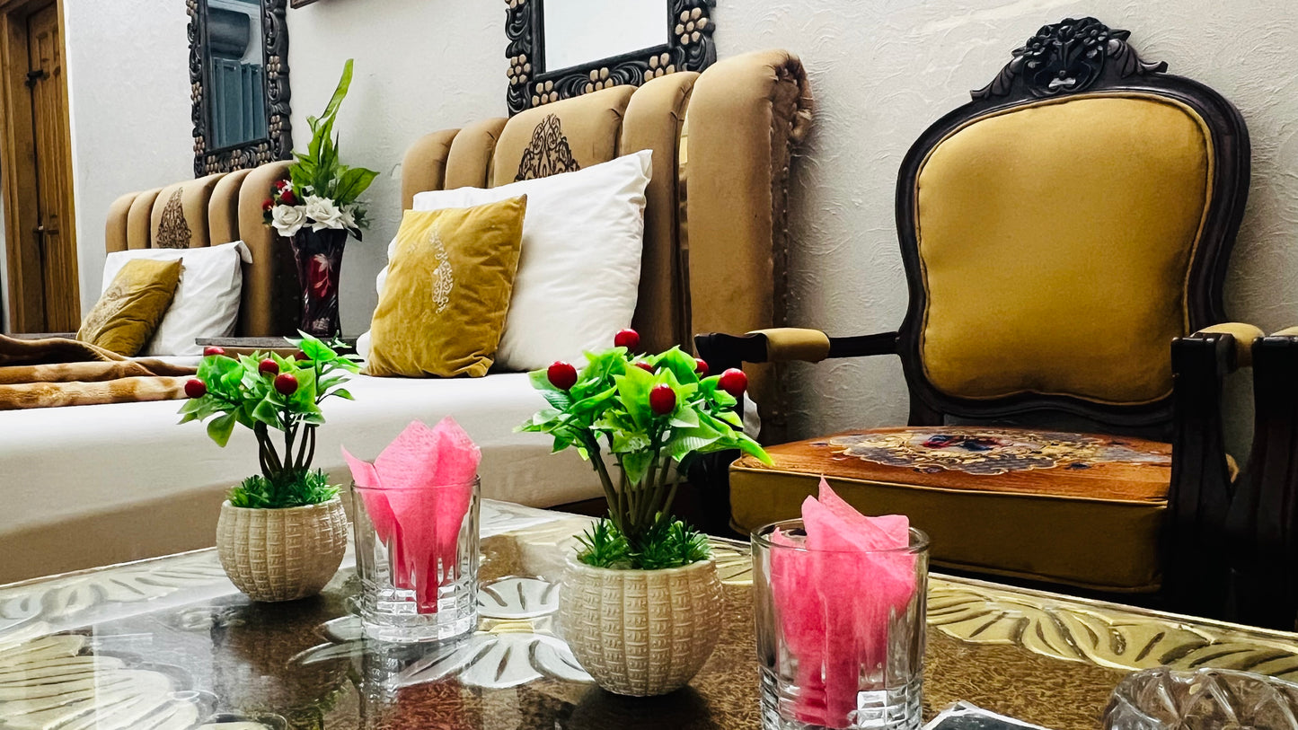 G3 – 4 Single Beds | Galaxy Lodge  Price: PKR 15000 / night Capacity: 4 Guests