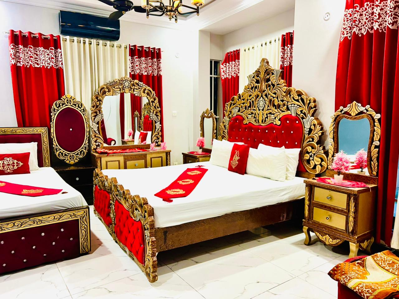 Master Plus Single Bed Room 3 Persons | Luxury International Guest House G-9/4 | PKR 7,900