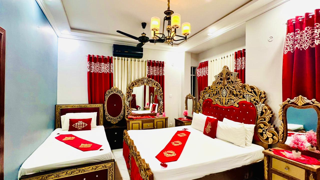 Master Plus Single Bed Room 3 Persons | Luxury International Guest House G-9/4 | PKR 7,900