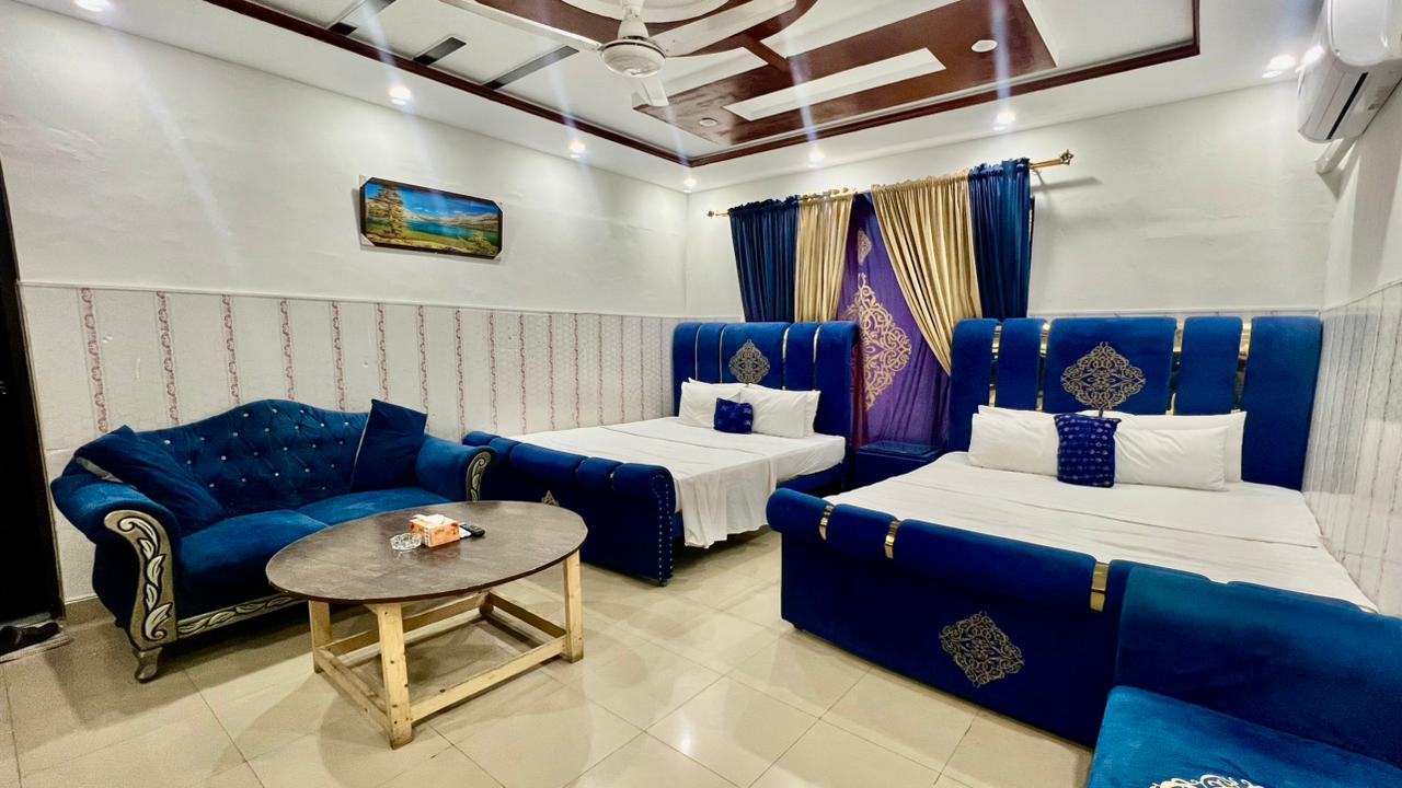 Family Room | 4 Guests | F-7/1 Islamabad | Daily Stay from Rs. 12,900 | SkyBnB