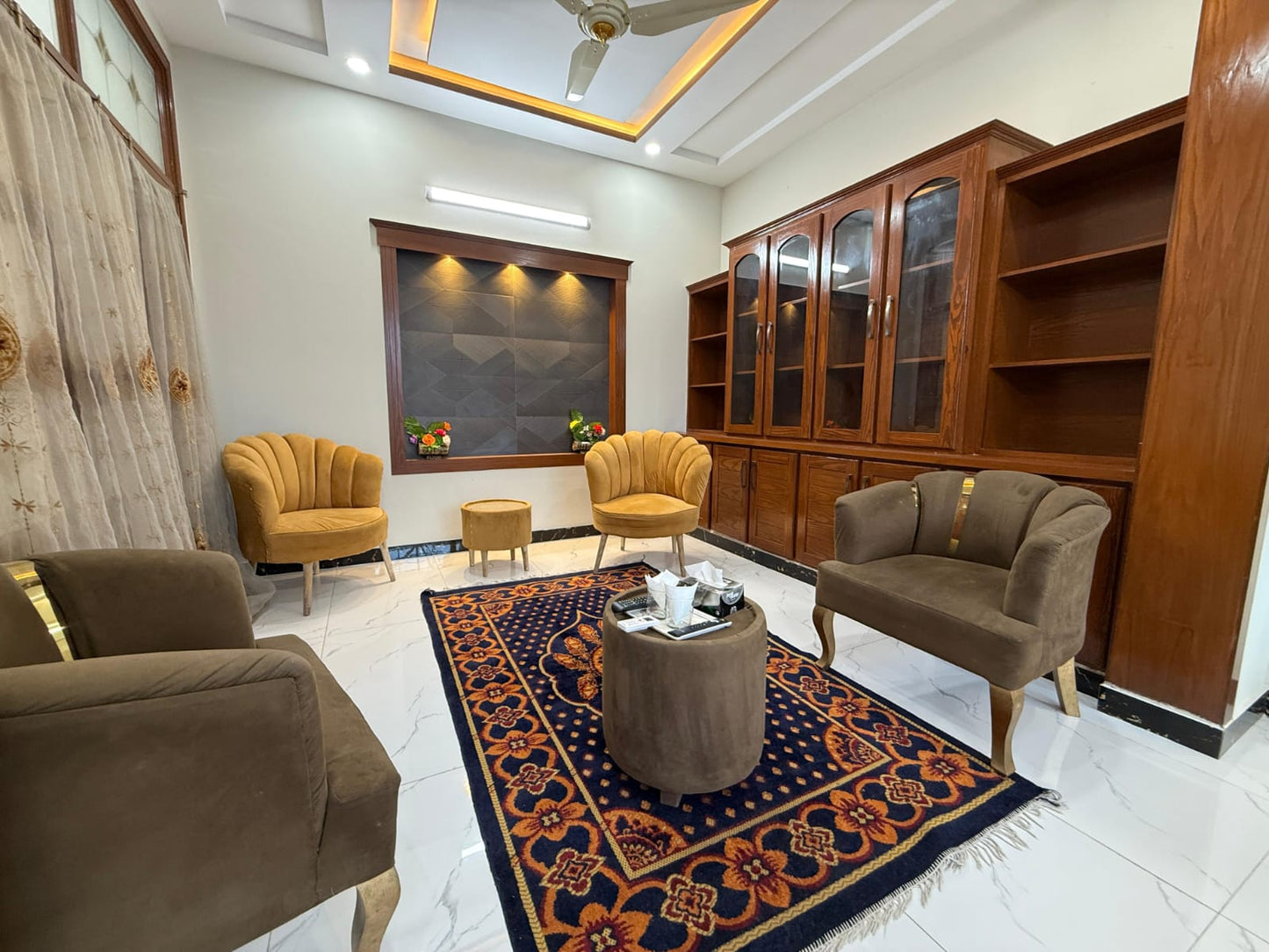 Family Room | Master Bed + Single Bed | 3–5 Guests | G-13 Islamabad | Daily Stay from Rs. 8,900 | SkyBnB