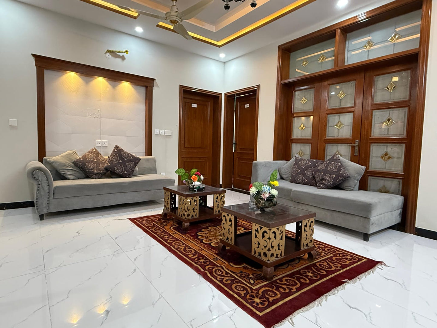 Family Room | Master Bed + Single Bed | 3–5 Guests | G-13 Islamabad | Daily Stay from Rs. 8,900 | SkyBnB