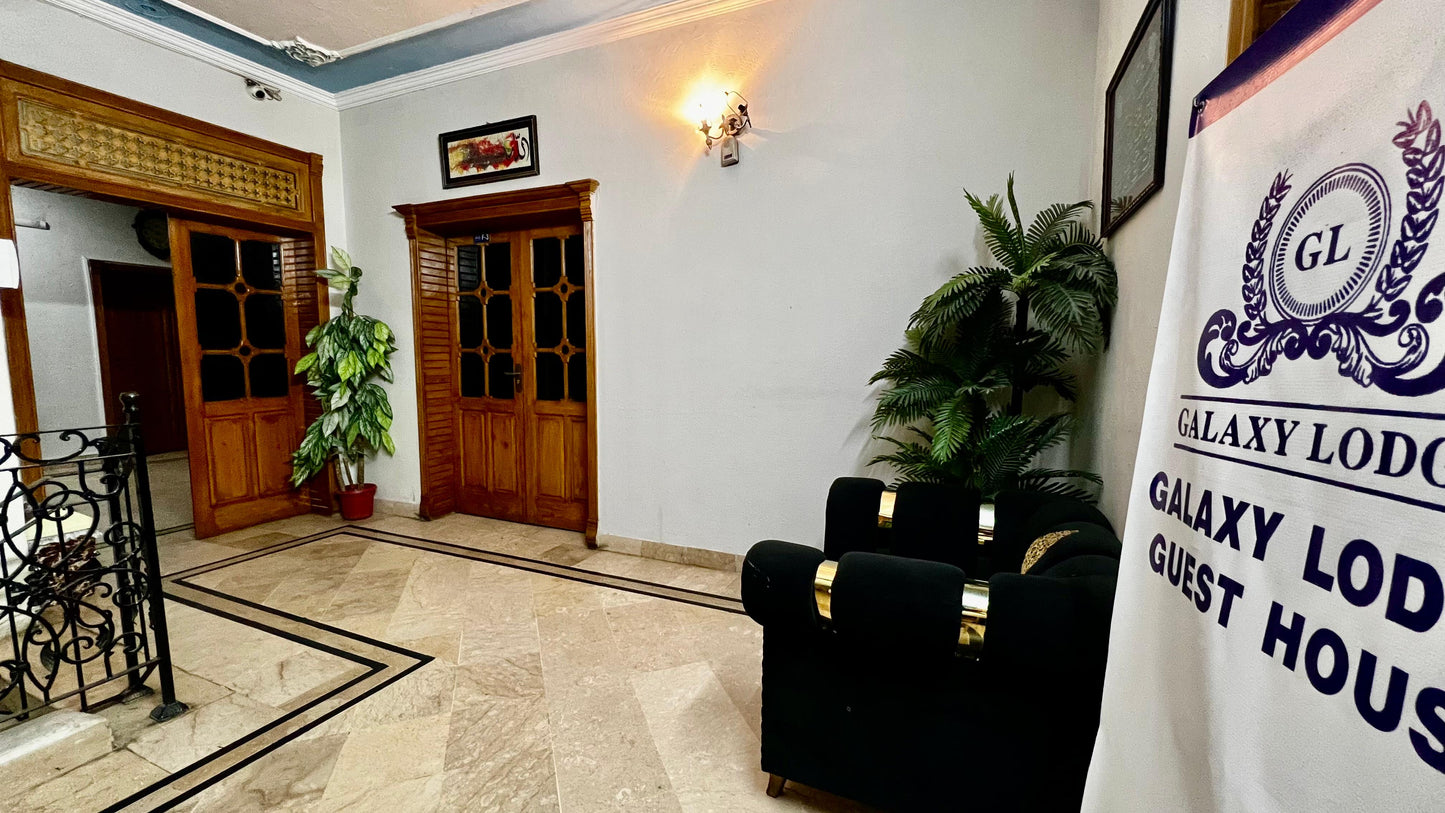 G3 – 4 Single Beds | Galaxy Lodge  Price: PKR 15000 / night Capacity: 4 Guests